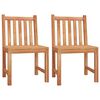 vidaXL 5 Piece Garden Dining Set Solid Wood Teak