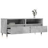 vidaXL TV Cabinet Concrete Grey 100x34.5x44.5 cm Engineered Wood