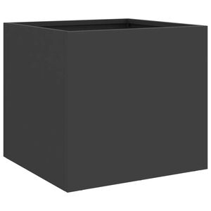vidaXL Planter Black 32x30x29 cm Steel