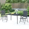 vidaXL Garden Table Anthracite 110x80x72 cm Steel Mesh