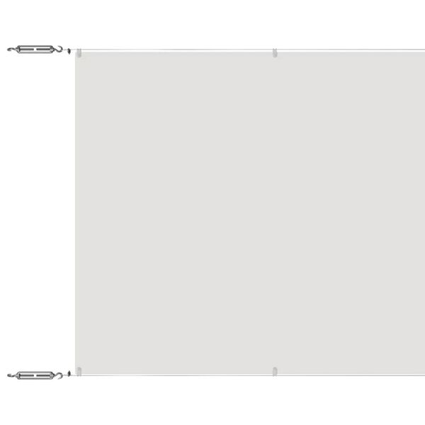 vidaXL Vertical Awning White 60x600 cm Oxford Fabric