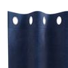 vidaXL Blackout Curtains 2 pcs Dark Blue 140 x 245 cm Velvet
