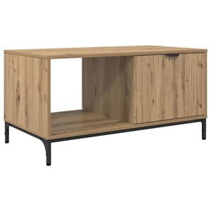 vidaXL Coffee Table Artisan Oak 90 x 49 x 46 cm Engineered Wood