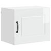 vidaXL Kitchen Cabinet Kalmar High Gloss White 50 x 31 x 40 cm