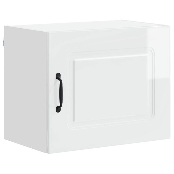 vidaXL Kitchen Cabinet Kalmar High Gloss White 50 x 31 x 40 cm