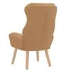 vidaXL Armchair Beige 69 x 74 x 93 cm Sherpa Fabric
