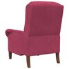 vidaXL Armchair Wine red 76 x 94 x 102 cm Velvet