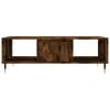 vidaXL Coffee Table Smoked Oak 104x60x35 cm Engineered Wood