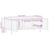 vidaXL Coffee Table Brown 100 x 54 x 40 cm Solid Mango Wood