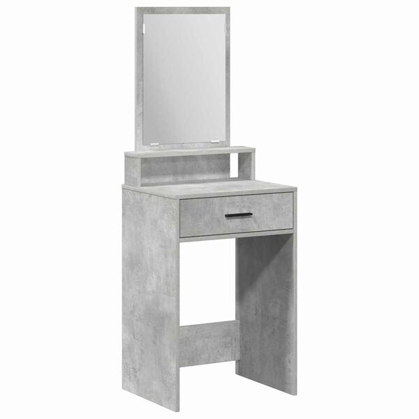 vidaXL Dressing Table Concrete Grey 50 x 41 x 140 cm Engineered Wood