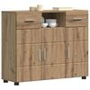 vidaXL Wooden Cabinet Artisan Oak 88.5 x 30.5 x 73 cm Engineered Wood