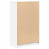 vidaXL Shoe Cabinet White 59x35x100.5 cm Engineered Wood