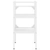 vidaXL Bathroom Washbasin Frame White 40x38x83 cm Iron