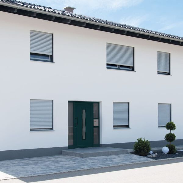 vidaXL Front Door Anthracite 98x208 cm PVC