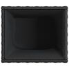 vidaXL Garden Planter Black 36x30x32 cm Poly Rattan