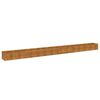 vidaXL Garden Raised Bed 580x50x36 cm Corten Steel