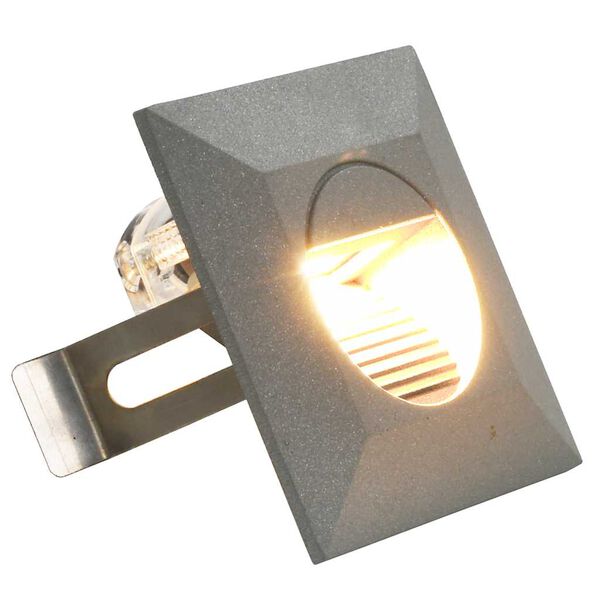 vidaXL Outdoor LED Wall Lights 6 pcs 2 W Silver Square