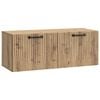 vidaXL Wall-Mounted TV Cabinet 78.5 x 31 x 30 cm Artisan Oak