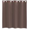 vidaXL Voile Curtains with Grommets 2 pcs Brown 140x140 cm
