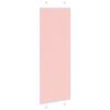 vidaXL Pleated Blind Pink 80x200 cm Fabric Width 79.4 cm Polyester