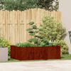 vidaXL Garden Planter Rusty 120 x 80 x 40 cm