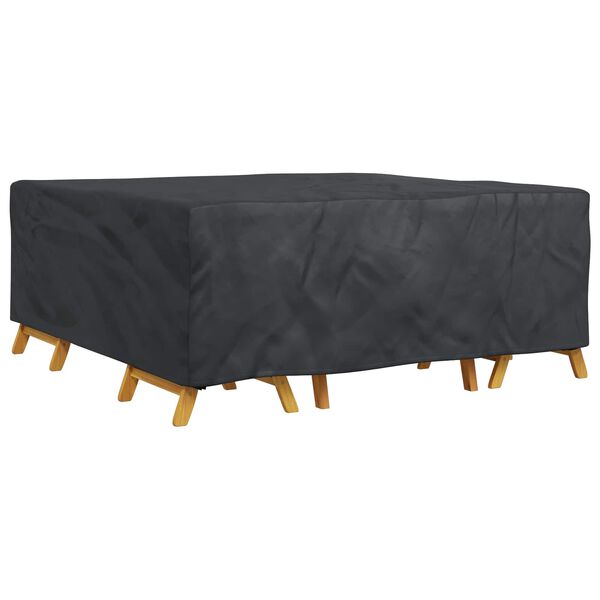 vidaXL Furniture Cover Plain Black 210 x 200 x 70 cm 210D