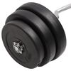 vidaXL Curl Barbell with Plates 90 kg