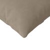 vidaXL Sofa Pillows 2 pcs Taupe 145 x 40 cm Fabric