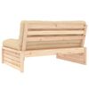 vidaXL Middle Sofa 120x80 cm Solid Wood Pine