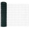 vidaXL Euro Fence Green 1.4 x 10 m PVC-coated iron