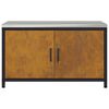 vidaXL Kitchen Storage with Shelf Rusty 90 x 50 x 53 cm Steel