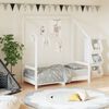 vidaXL Kids Bed Frame White 70x140 cm Solid Wood Pine