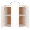 vidaXL TV Cabinets 5 pcs White Solid Wood Pine
