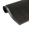 vidaXL Dust Control Mats 2 pcs Rectangular Tufted 60x90 cm Black