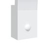 vidaXL Outdoor LED Wall Light with Sensor White Die-cast Aluminium