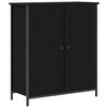 vidaXL Sideboard Black Oak 70 x 30 x 80 cm Engineered Wood