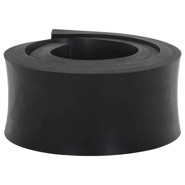 vidaXL Rubber Edge for Snow Plow Black 80x8x2 cm
