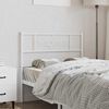 vidaXL Metal Replace Headboard White 107 cm