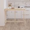 vidaXL Bar Table 140x80x110 cm Solid Wood Pine