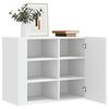 vidaXL Wall Cabinet White 75x35x60 cm Engineered Wood