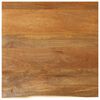vidaXL Table Top Live Edge 80x80x3,8 cm Solid Wood Mango