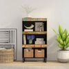 vidaXL Side Cabinet 60x33x107 cm Solid Wood Reclaimed