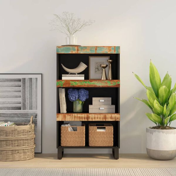 vidaXL Side Cabinet 60x33x107 cm Solid Wood Reclaimed