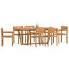 vidaXL 7 Piece Garden Dining Set Solid Wood Acacia