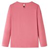 Kids' T-shirt with Long Sleeves Old Pink 140