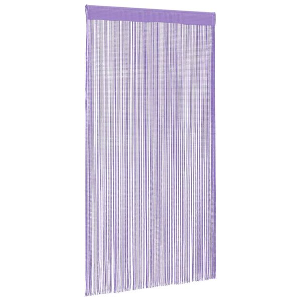 vidaXL String Curtains 2 pcs Purple 140x250 cm