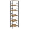 vidaXL Bookshelf 5-Tier 50x33x188.5cm Engineered Wood Artisan Oak
