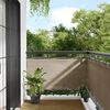 vidaXL Balcony Screen Taupe 75x700 cm 100% Polyester Oxford