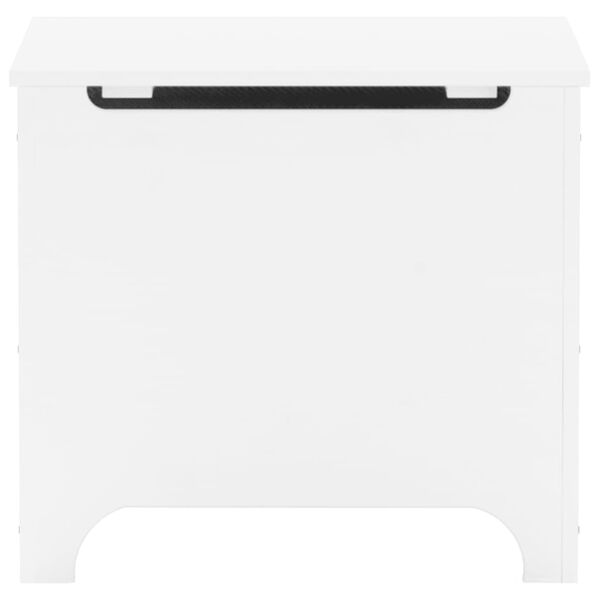 vidaXL Storage Box with Lid RANA White 60x49x54 cm Solid Wood Pine