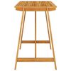 vidaXL Garden Bar Table 140x70x104 cm Solid Acacia Wood